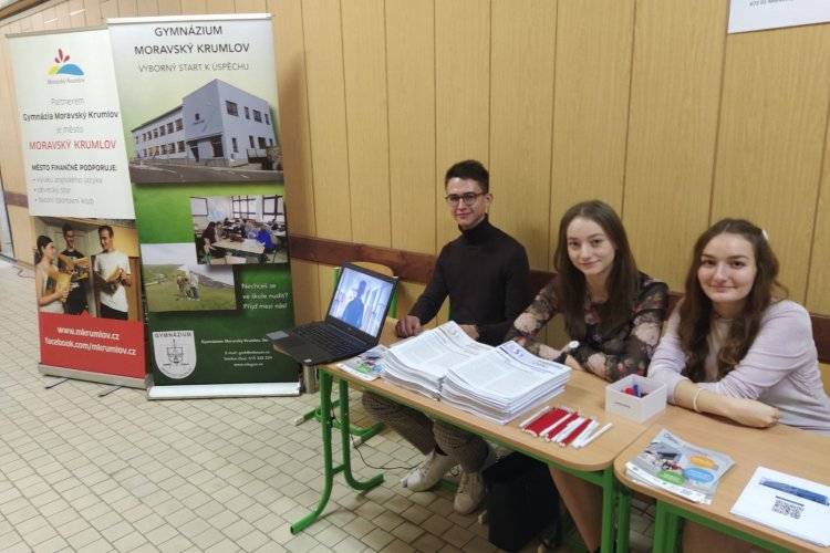 Gymnázium Moravský Krumlov bylo na burze