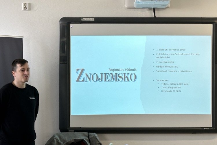 Regionální týdeník Znojemsko a Gymnázium Moravský Krumlov