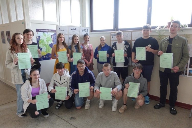 Předávání certifikátů PRELIMINARY ENGLISH TEST